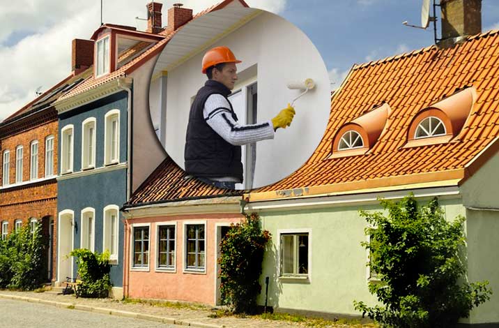 Ravalement et Peinture extérieure : Travaux de ravalement et de peinture de votre façade.  Intervention Sur LOUVAIN en Belgique - VP TOITURE FAÇADE LOUVAIN